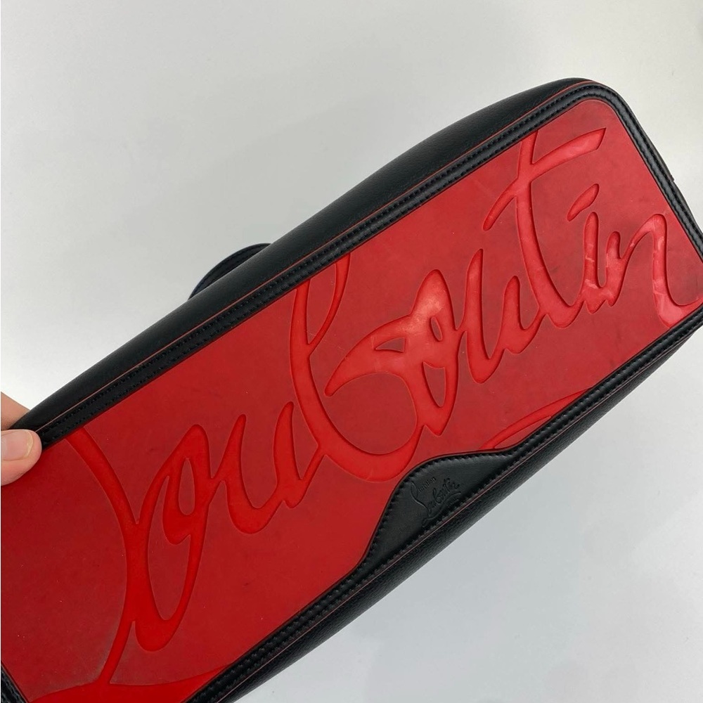 Christian Louboutin Black Tote with Red Interior EUC ❣️❣️❣️❣️❣️with pouch - Picture 5 of 9